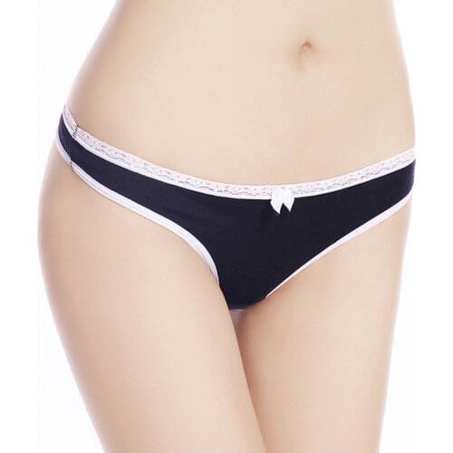 FUNCILAC 5 Pcs/set Ms. cotton sexy thong Solid color G-String Female Underwear Women panties Girl Briefs T-back Lingerie M L XL