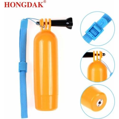 HONGDAK for Go Pro Accessories Yellow Floating Grip Monopod Handle Tripod For Gopro Hero 7 6 5 for Xiaomi for Yi 4k for eken