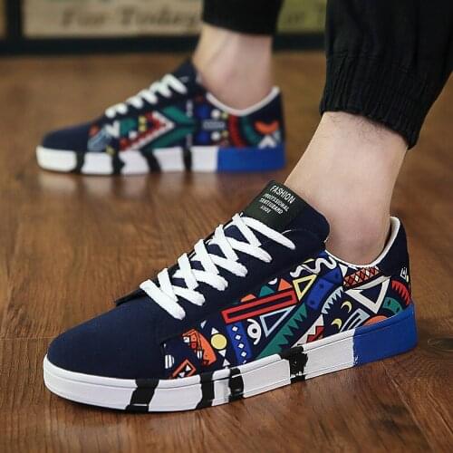 Hot Sale Men Casual Shoes Fashion Lightweight Lace-up Man Sneakers Breathable Comfortable Mens Flats Canvas Shoes Male Footwear