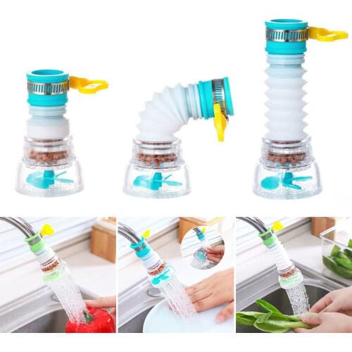 360 Degree Adjustable Kitchen Faucet Booster Filter Tap Extender Splash-proof Water Filter Kitchen Accessories