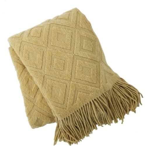 2020 Newest Solid Color Blankets Beds Cover Soft Throw Blanket Bedspread Bedding Knitted Blanket Air Conditioning Bedspreads