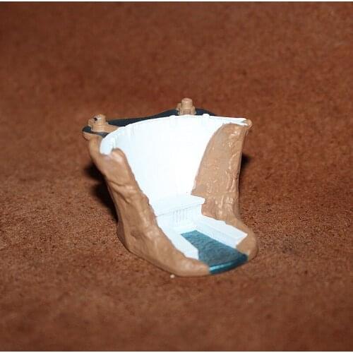 New American Special Price Die-casting PVC Construction Scene Model Toy Furnishing Dam Home Display Collection Toys For Children