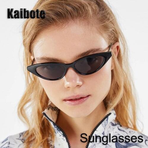Kaibote S-1248 New Styles Ladies Sunglasses Cat Eye Small Frame Fashion Sun Eyeglasses Quality Womens Decorate Glasses Out Door