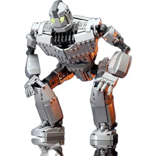 New Robot Fit The Iron Robot High-Tech Town Figures Giant Model Building Blocks Bricks Kids Toys Boy Gifts Birthday new