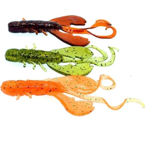 Bulk Long Beard Bionic Simulation Soft Shrimp Loaded Soft Bait Lure Bait Fake Bait Soft Insect Fishing Gear Lure