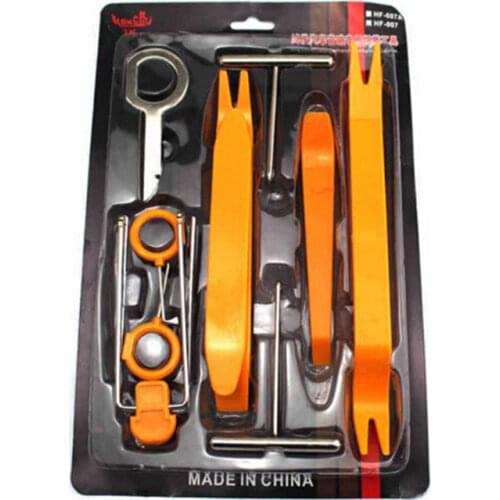 12 Pcs/set Remover Removal Puller Pry Tool Car Door Panel Trim Upholstery Retaining Clip Plier Tool Hand Tool Set