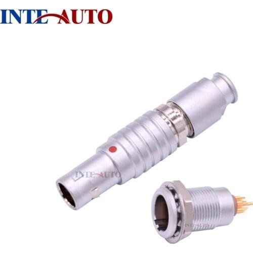 B series compatible TGA ZGA 0B 2 3 4 5 6 7 9 pins circular self locking push pull plug socket connector,two keys(alpha=30)