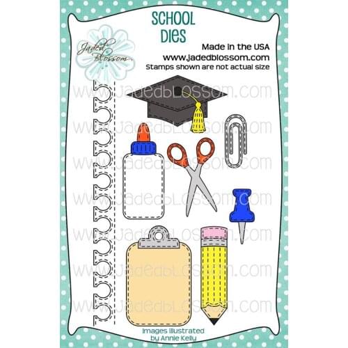 School Metal Cutting dies dies cut card Scrapbooking Stencil Cut Die For DIY Card Crafts Handmade