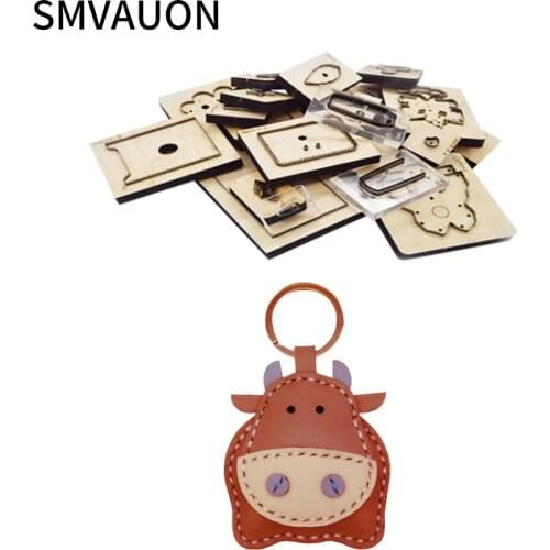 SMVAUON new die-cut packaging for cute calf pendants suitable for wood die-cut packaging of die-cutting machines