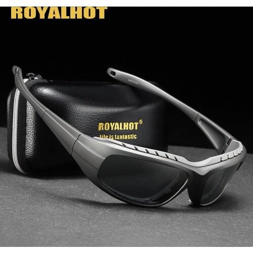 RoyalHot Men Women Polarized Oval Sports Frame Sunglasses Vintage Sun Glasses Retro Eyewear Shades Oculos Male SPT034