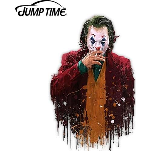 Jump Time For The Joker Paint Funny Car Stickers Vinyl Car Wrap DIY motorcycle Stickers Fashion Bumper Decoration