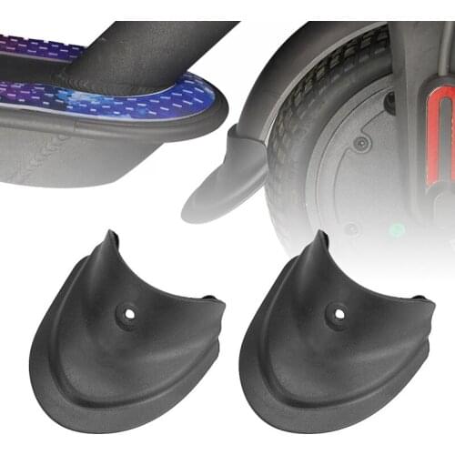 Black Rubber 1 Pair Front And Rear Fender Fish Tail For Xiaomi M365/pro Scooter