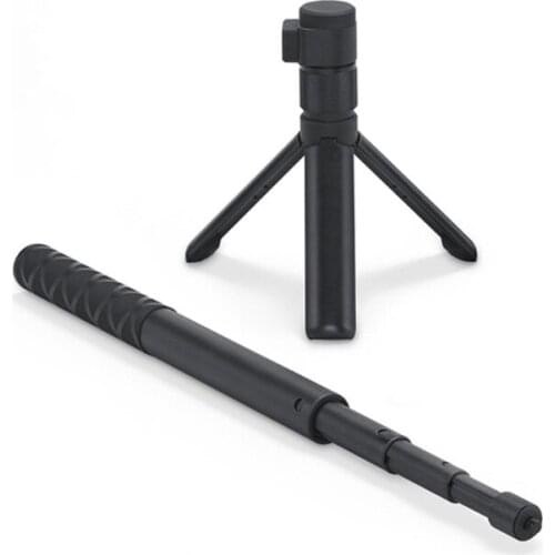 53CC Bullet Time Bundle Kit Invisible Selfie Stick Tripod Handle 1/4" Screw 28-111cm Adjust Compatible with Insta 360 One/One R