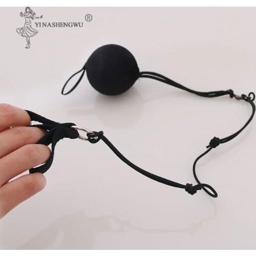 Belly Dance Helpers POI Thrown Ball Ruoru 2 Pieces Adjustable Balls Stage Performance Poi Veil Props Bellydancing Accessories