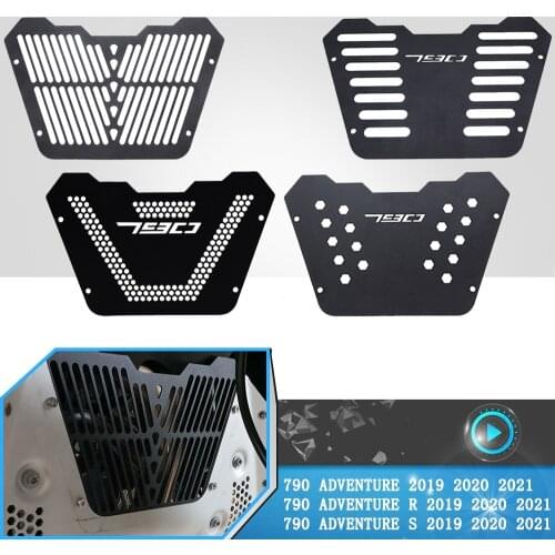790 ADVENTURE 2021 Motorcycle Aluminum Engine Guard Protector Cover Crap Flap Protection FOR 790 Adventure ADV R / S 2019 2020
