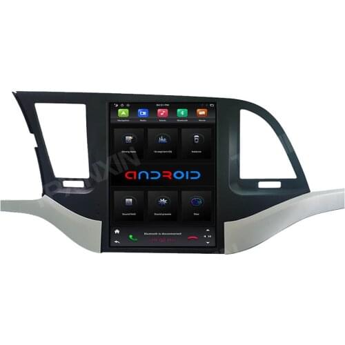 For Hyundai ELANTRA 2016+ Android 9.0 PX6 4GB Car GPS Navigation Stereo Headunit Multimedia Player Auto Radio Tape Recorder DSP