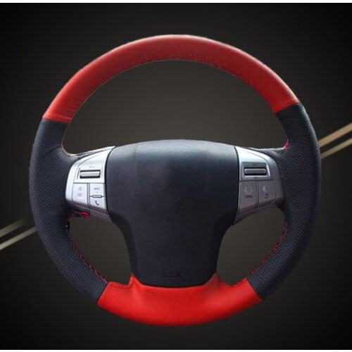 Car Braid On The Steering Wheel Cover for Isuzu Auto Braid Wheel Steering Wheel Braiding Covers Interior Accessories Car-styling