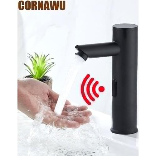 Cornawu Black Bath Faucets