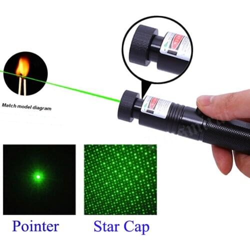 Hot Sale Laser Pen Adjustable Starry Head Burning Match Lazer High Power Laser Level Pointer Green Laser Pointer Pen 10000m