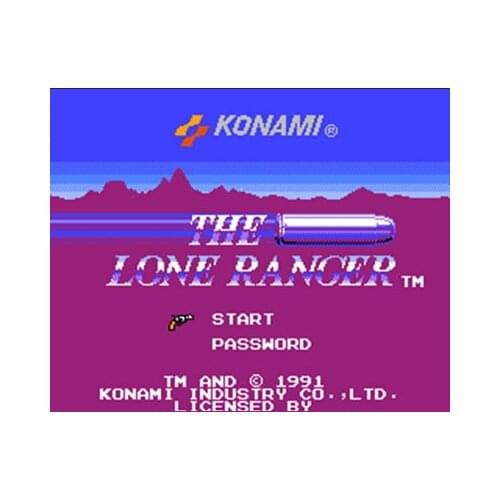 The Lone Rancer Region Free 60 Pin 8Bit Game Card For Subor Game Players