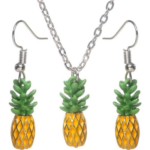 3pcs Gold dubai india pineapple jewelry Set Necklace pendant Earrings Ethiopia Eritrea wedding bridl jewelry for women girl gift