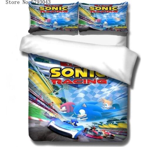 2/3 Pieces Character Cartoon Bedding Set For Kids Adults Duvet Cover AU EU US Bed Quilt Cover Twin Full Queen King Bedspread