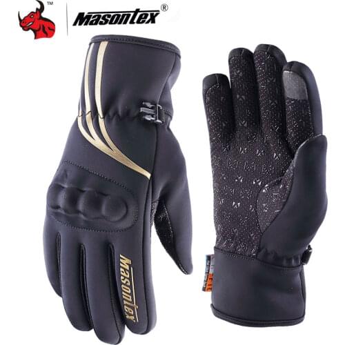 Masontex Motorcycle Gloves Winter Windproof Waterproof Moto Gloves Touch Screen Gant Moto Guantes Motorbike Riding Gloves