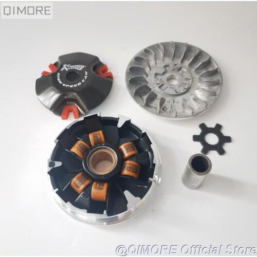 Performance racing variator set (18mm hole) for 2 stroke 50cc scooter Minarelli JOG 50 ZUMA50 1PE40QMB