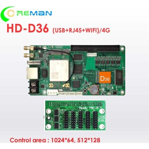 HD D35 small size middle size rgb led sign rgb led matrix controller , HD D35 wifi control card for p2 p3.91 p4 p4.81 p5 p4 led