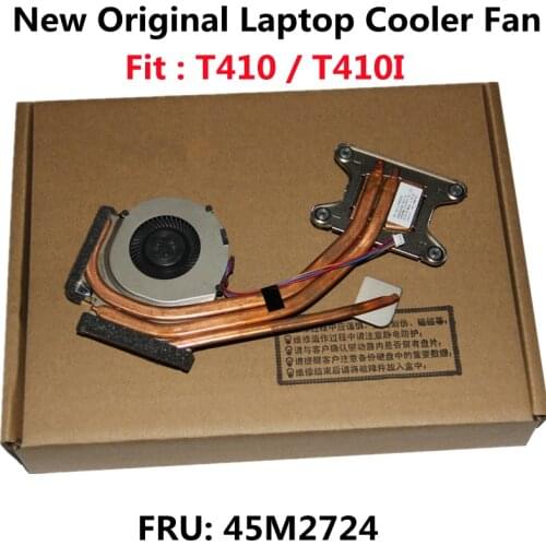 New Original CPU Cooling Fan with Heatsink Cooler Radiator For Lenovo ThinkPad T410 T410i Discrete Graphics Laptop FRU：45M2724