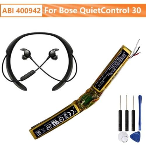 Original Replacement Battery ABI 400942 For Bose QuietControl 30 Rechargeable Lithium-ion Battery Pack 250mAh