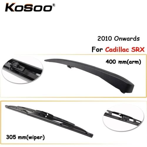 KOSOO Auto Rear Car Wiper Blade For Cadillac SRX,305mm 2010 Onwards Rear Window Windshield Wiper Blades Arm,Car Accessories