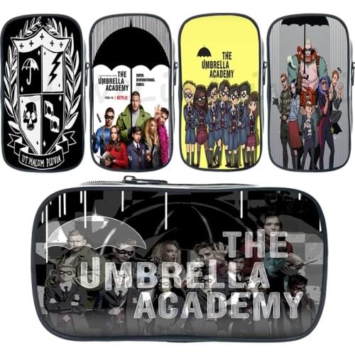 The Umbrella Academy Pencil Case Large Capacity Pen Bag Girls Cosmetic Case Kids Stationery Bag Pencil Bag Pencilcase School Box