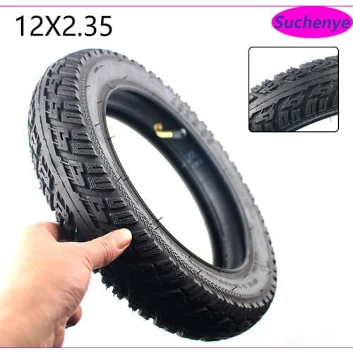 12 inch 12x2.35 Outer tyre and Inner tube Good for Gas and Electric Scooters E-Bike Mini Crosser Mini Dirt Bike