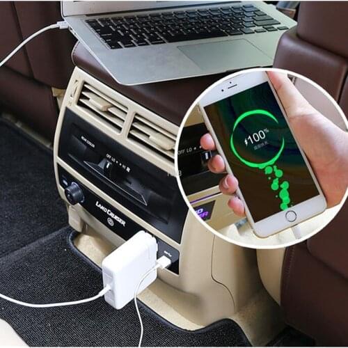 For Toyota Land Cruiser 200 2008 2009 2010 2011 2012 2013 2014 2015 2016 2017 2018 2019 2020 Rear Multifunction Charger