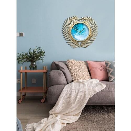 Nordic Creative Wall Clock Iron Silent Luxury Art Minimalist Quartz Wall Clock Personality Relogio Parede Home Decorative DG50WC