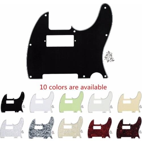 FLEOR 1PC TL Guitar Mini Humbucker Pickguard Scratch Plate & Screws for USA/Mexico TL Guitar Parts,11 Colors Available