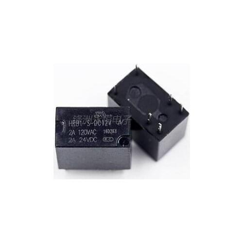 18pcs Relay HRB1-S-DC5V HRB1-S-DC12V HRB1-S-DC524V 120V 2A relay 6 pin relay 5V/12V/24VDC relay Sensitive
