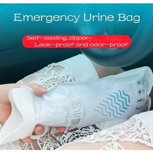 4pcs Outdoor Emergency Urinate Bags 700ml Easy Take Piss Bags Travel Mini Mobile Toilet Handy Unisex Kids Using Outdoors Mini W