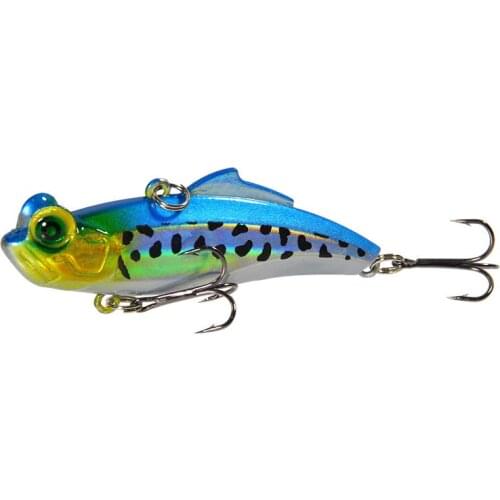 8pcs 13cm VIB Fake Hard Bait Bionic Fasle Hook Fishing Lures Reflective Glare Body Artificial Baits Swimbait W/ 2 Hooks