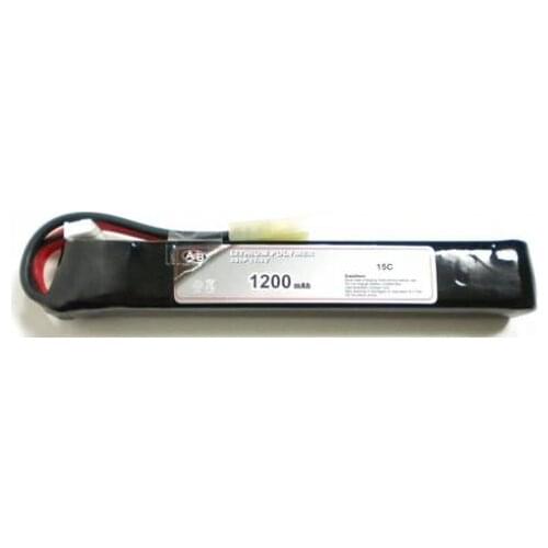 Battery airsoft li-po action battery 11v 1200 mha stick
