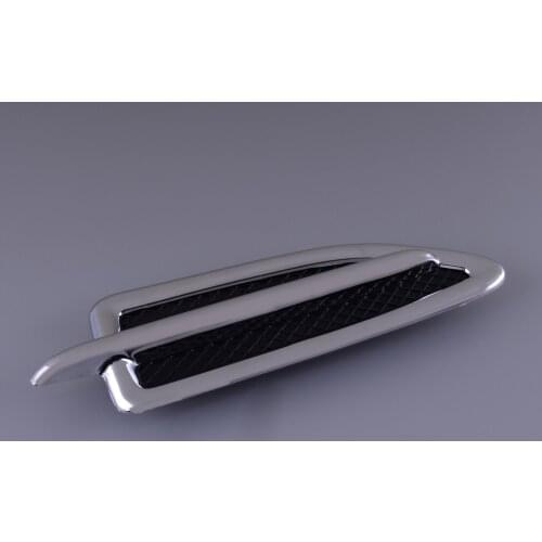 CJ5Z16228AA ABS Car Front Left Side Fender Chrome Emblem Moulding Fit for Ford Escape 2013 2014 2015 2016