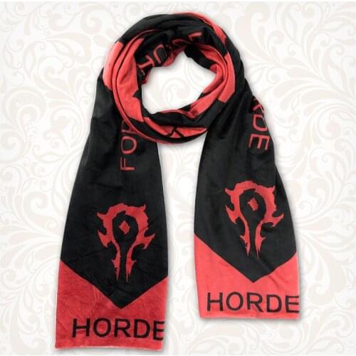Horde Alliance Sword Art Online Naruto Scarf Autumn Winter Warm Plush Scarf Xmas Gift