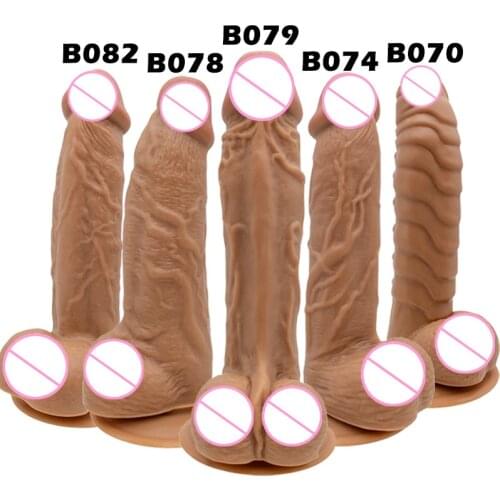 Brown Dildo for Anal Big Black Dildo Cheap Sex Toys for Women Realistic Big Large No Vibrator Dildos Lesbian Strap on Dildos