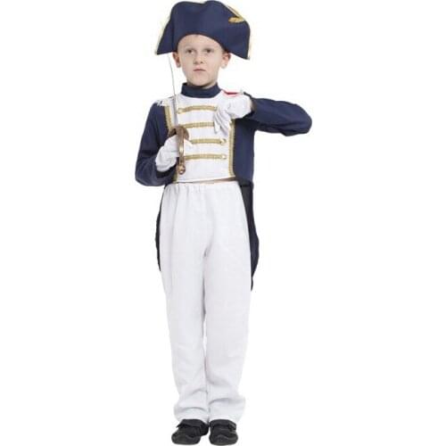Halloween Costumes Stage Performances Costume Little Boy Napoleon Clothes;Kids Masquerade Clothing Little Napoleon Outfit