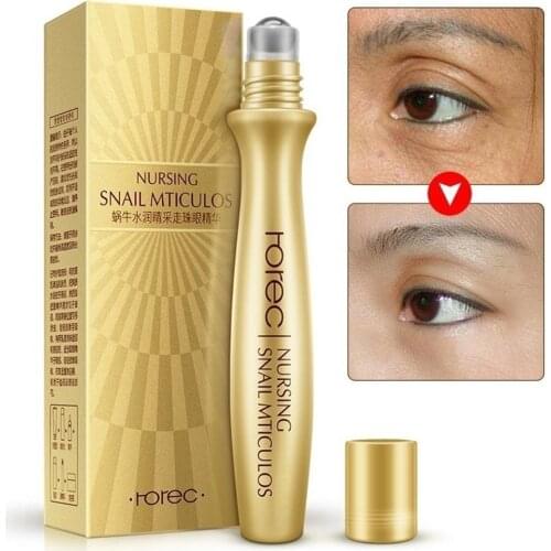 Snails Eye Cream Eye Massage Cream Slide Ball Essence Firming Remover Dark Circles Wrinkle Anti-puffiness Bags Skin Care