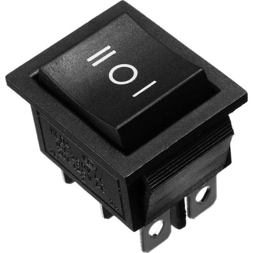 6 Pin 3 Position Boat On-Off-On Momentary Rocker Switch DPDT 16A 250V AC Home Accessories