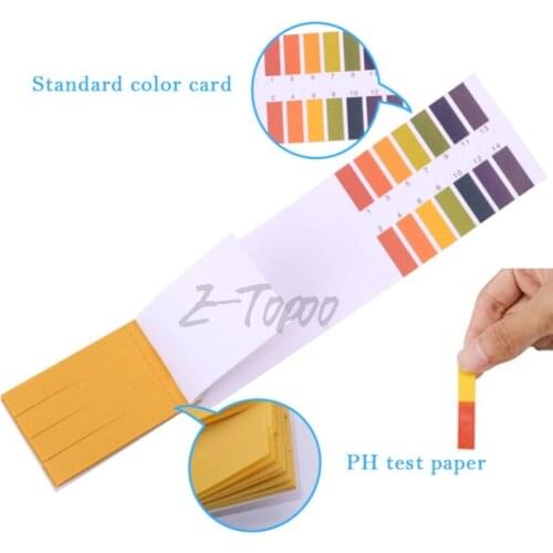 Hot 80 Strips PH Test Strip Aquarium Pond Water Testing PH Litmus Paper Full Range Alkaline Acid 1-14 Test Paper Litmus Test