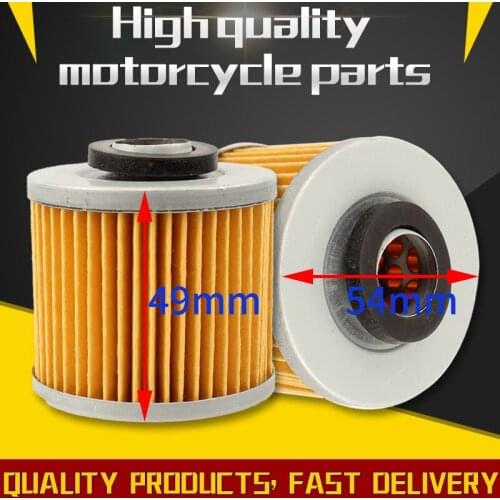 Motorcycle Engine Oil Filter For XV250 XV400 FZR250 XV400Aftermarket Spare Parts