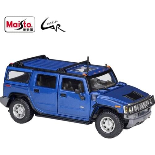 Maisto 1:27 2003 HUMMER H2 SUV Model Car Simulation Alloy Racing Metal Toy Car Children Toy Gift Collection